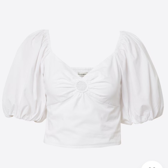 Abercrombie & Fitch Tops - A&F Abercrombie 3/4 Puff Sleeve Women's Top Blouse  M white chic